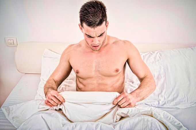 Man surprised by the size of penis after massage for enlargement